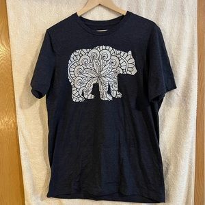 Mandala Bear Tee size M